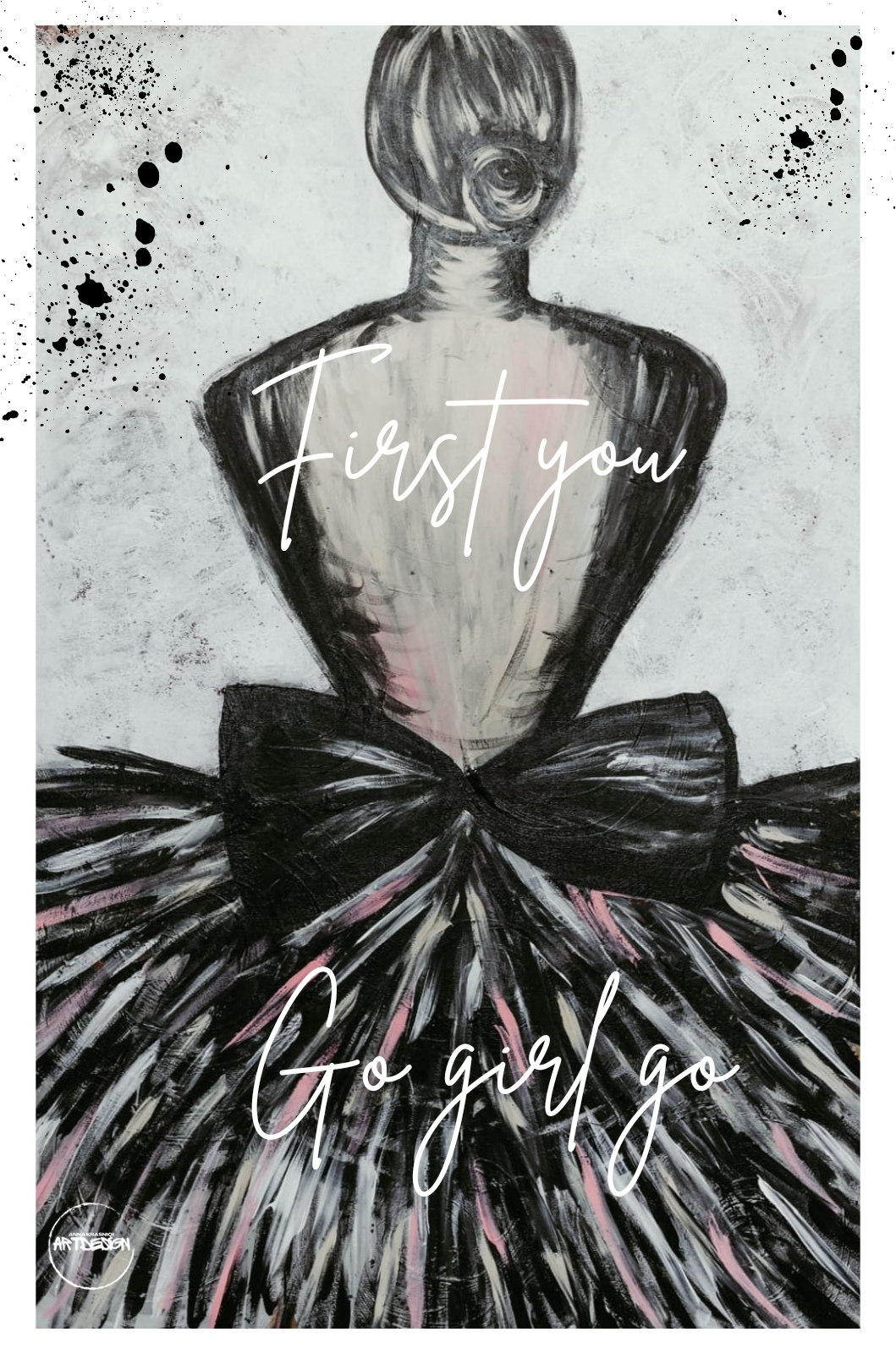 Kunstdruck: Ich darf meinen Platz einnehmen