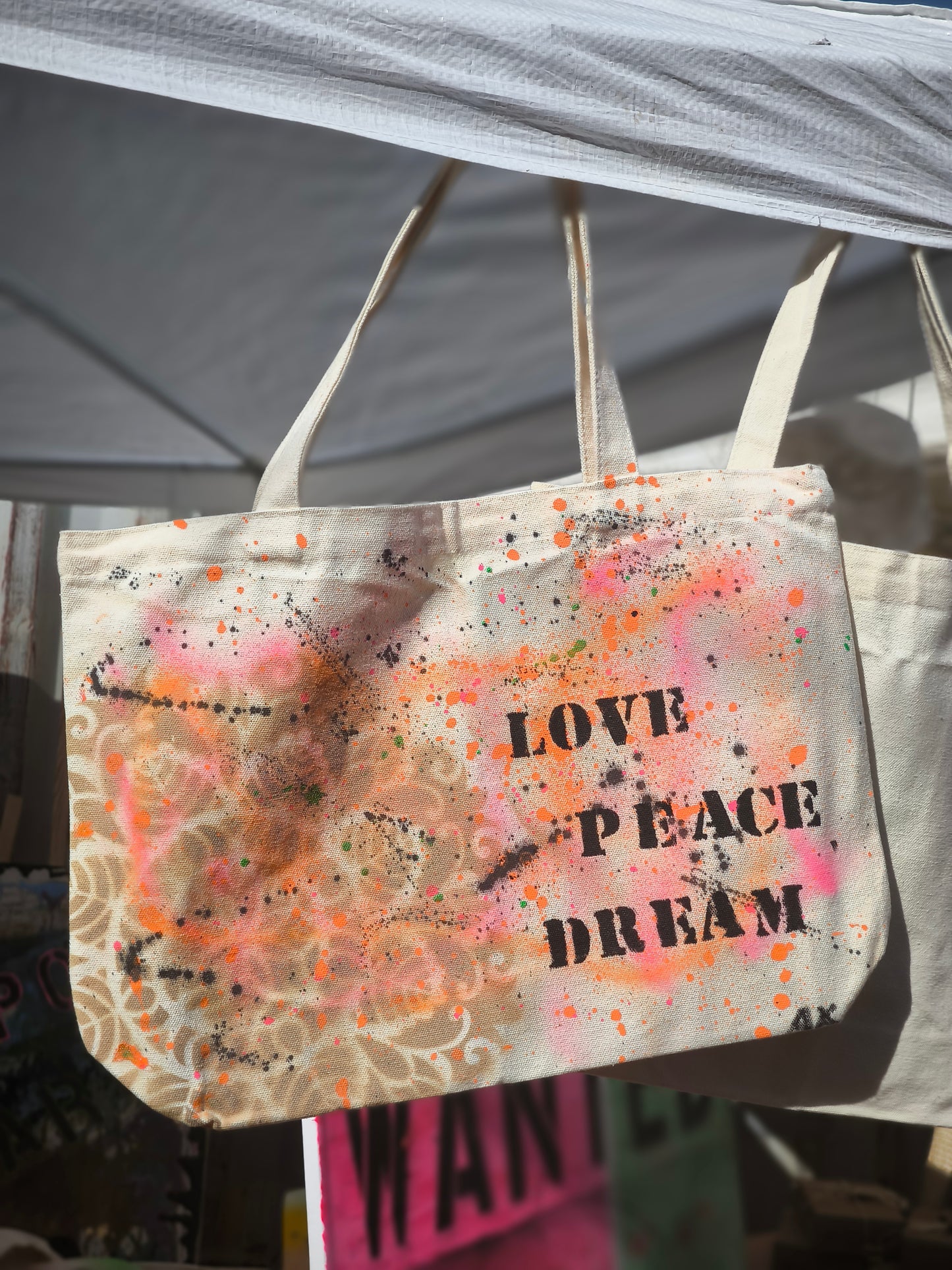 Love Peace Dream Tasche
