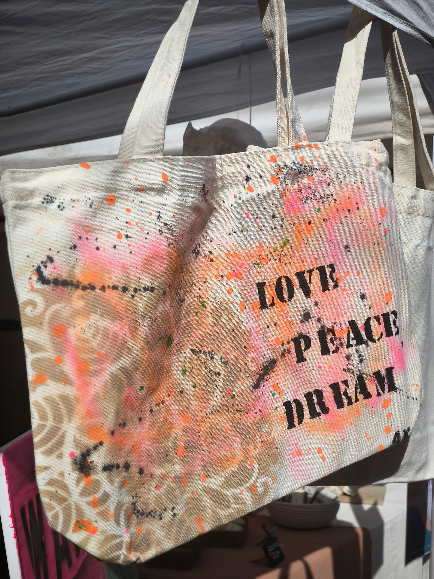 Love Peace Dream Tasche