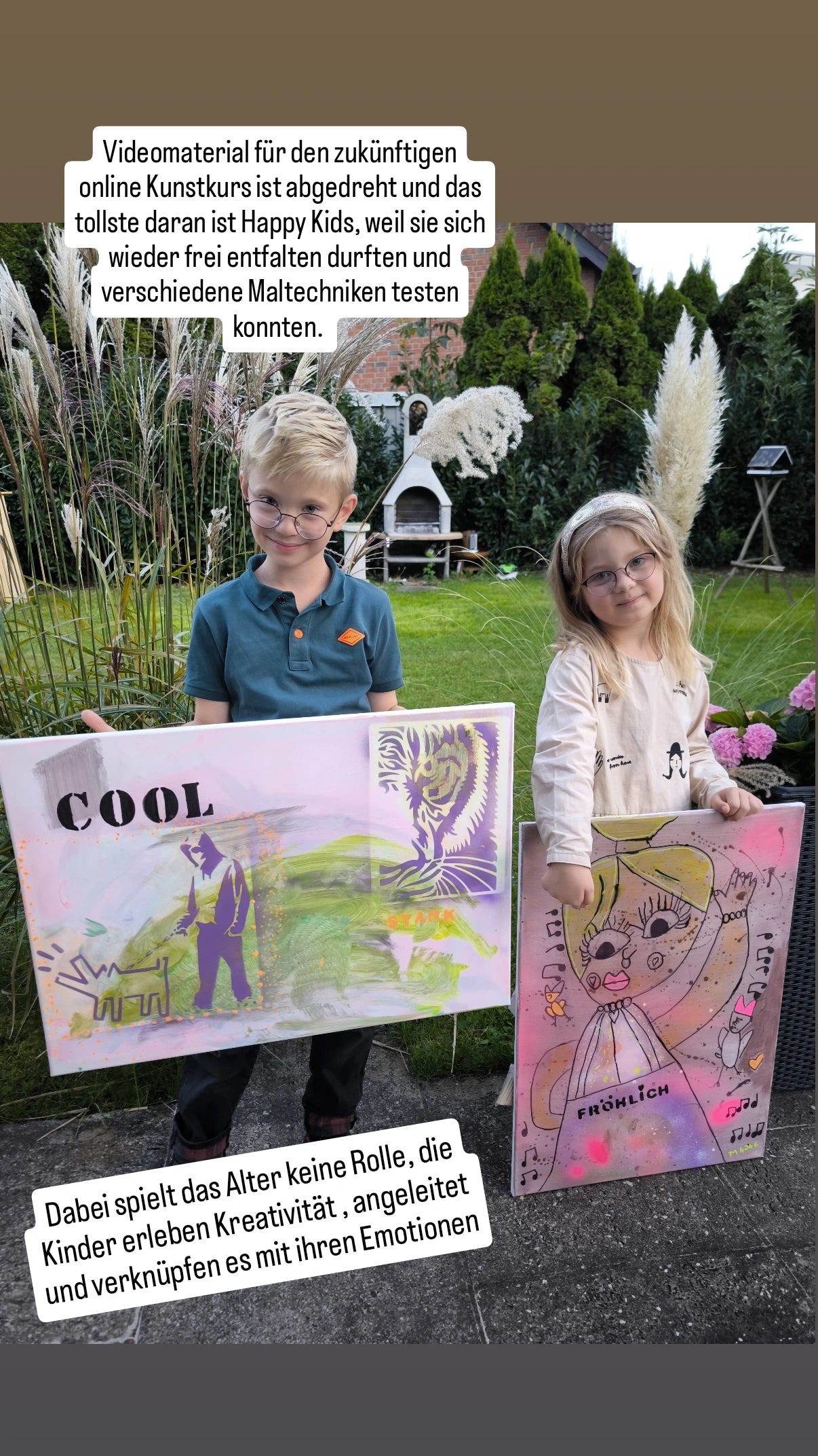Kinderonlinekurs "Gefühle malen"