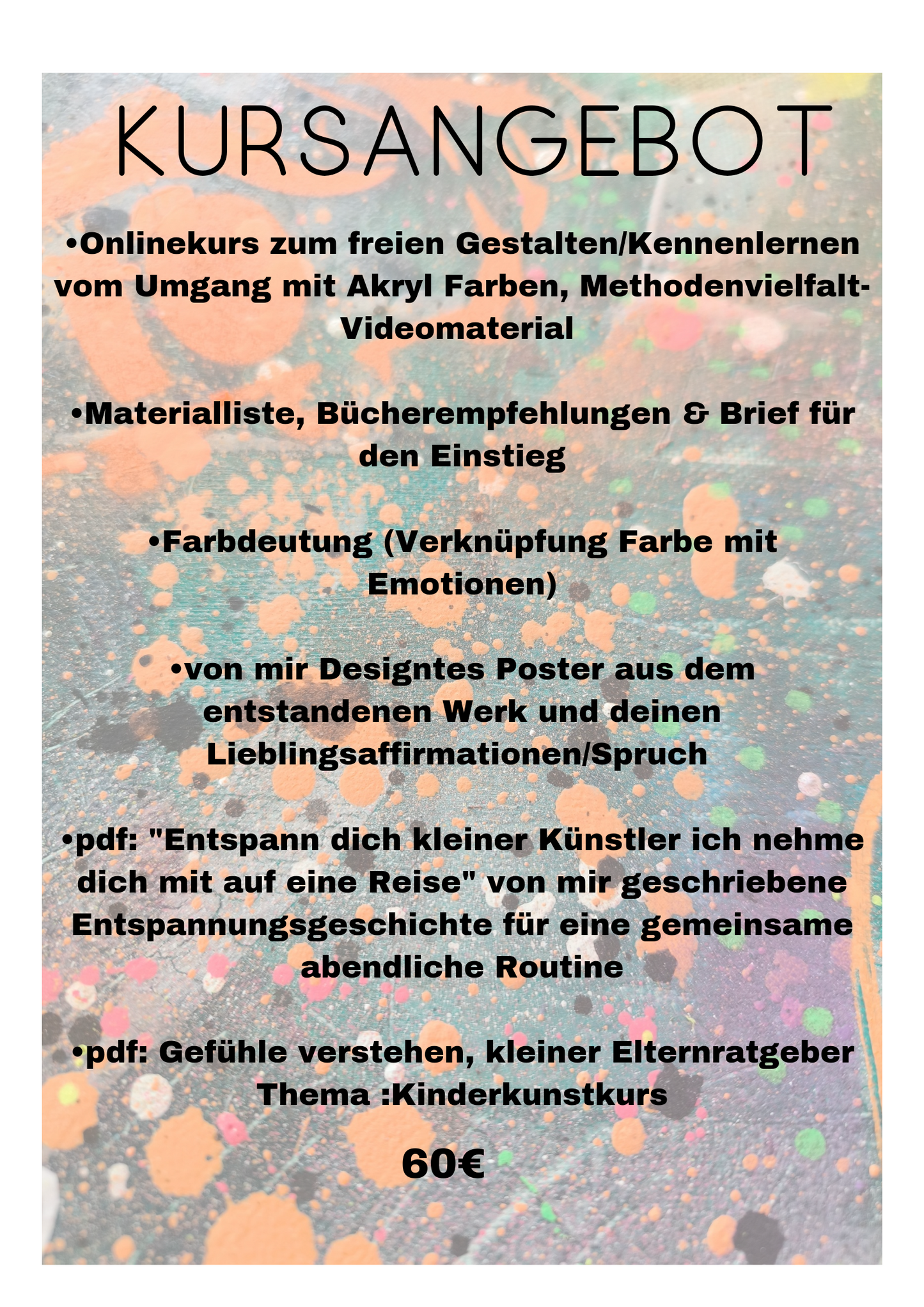 Kinderonlinekurs "Gefühle malen"