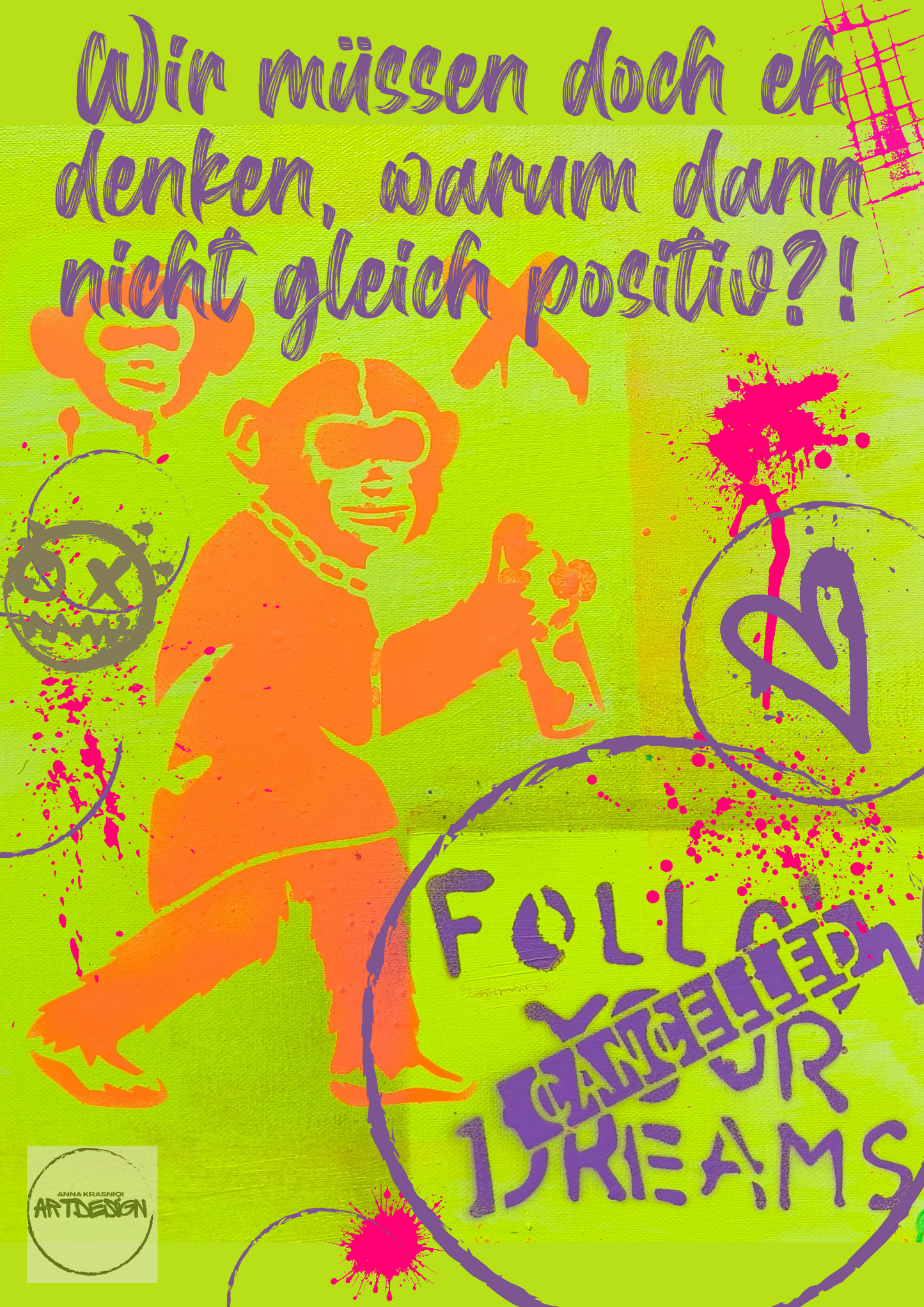 Kunstdruck A2 Ich wähle meinen Fokus