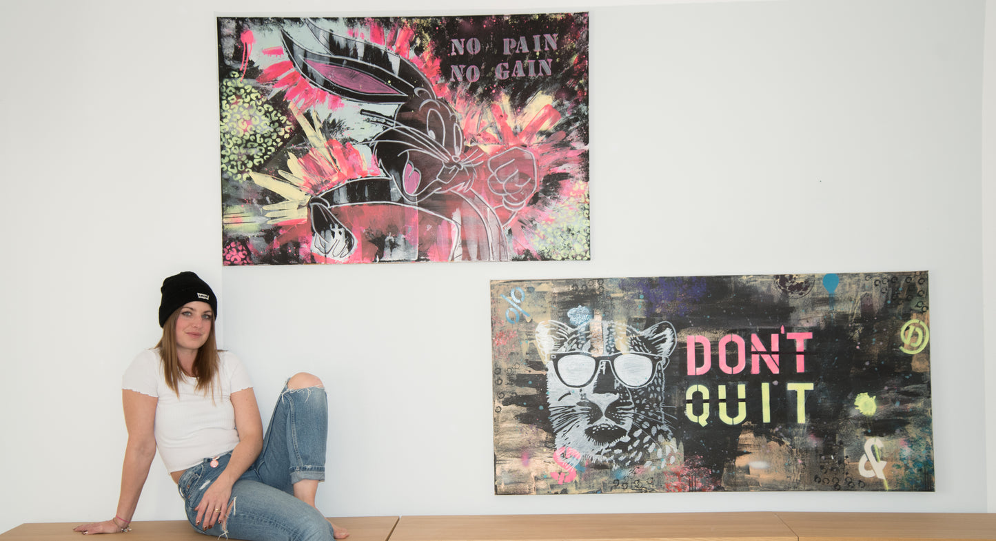 Pop Art 'dont quit ' CEO Office - Vision Statement