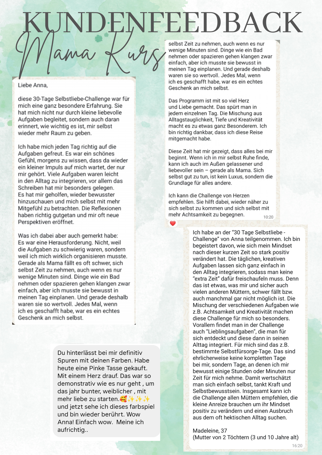 Onlinekurs Self-Care Starter Kit für Mamas