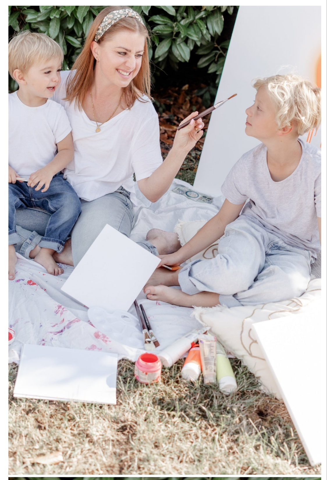 Fotoshooting im kreativen Prozess
