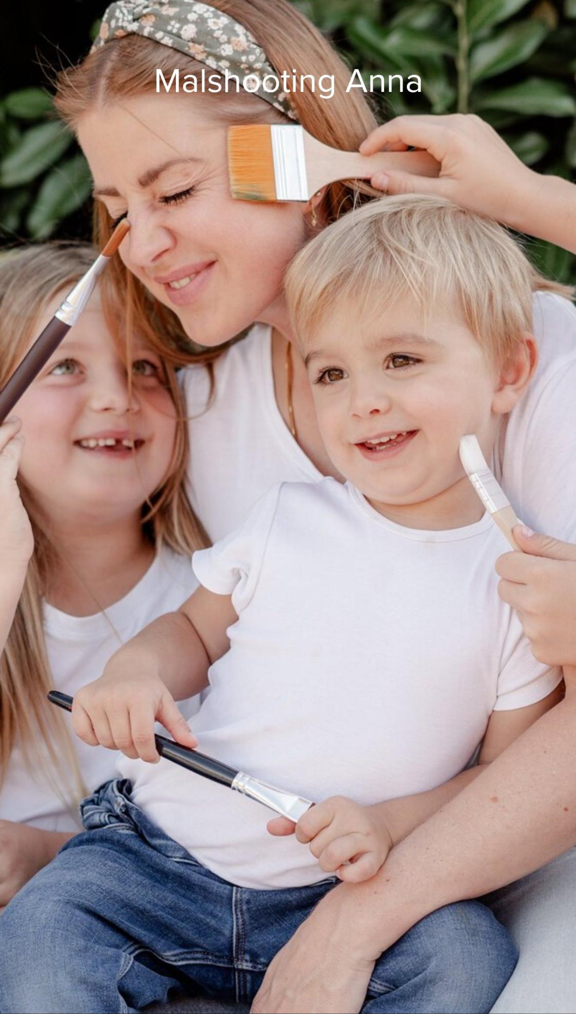 Fotoshooting im kreativen Prozess