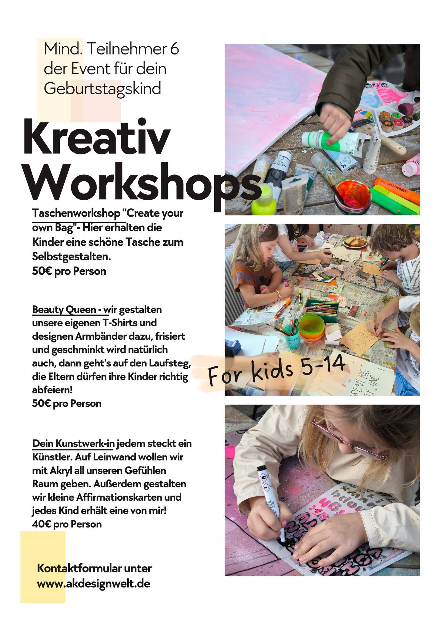 Kreative Kindergeburtstage