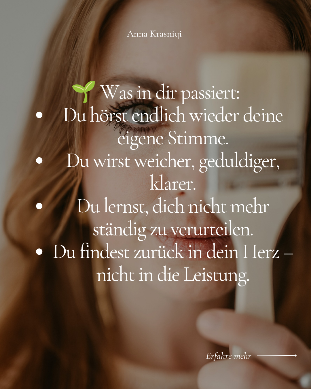 "Zurück zu dir" dein Self - Care Starter Kit