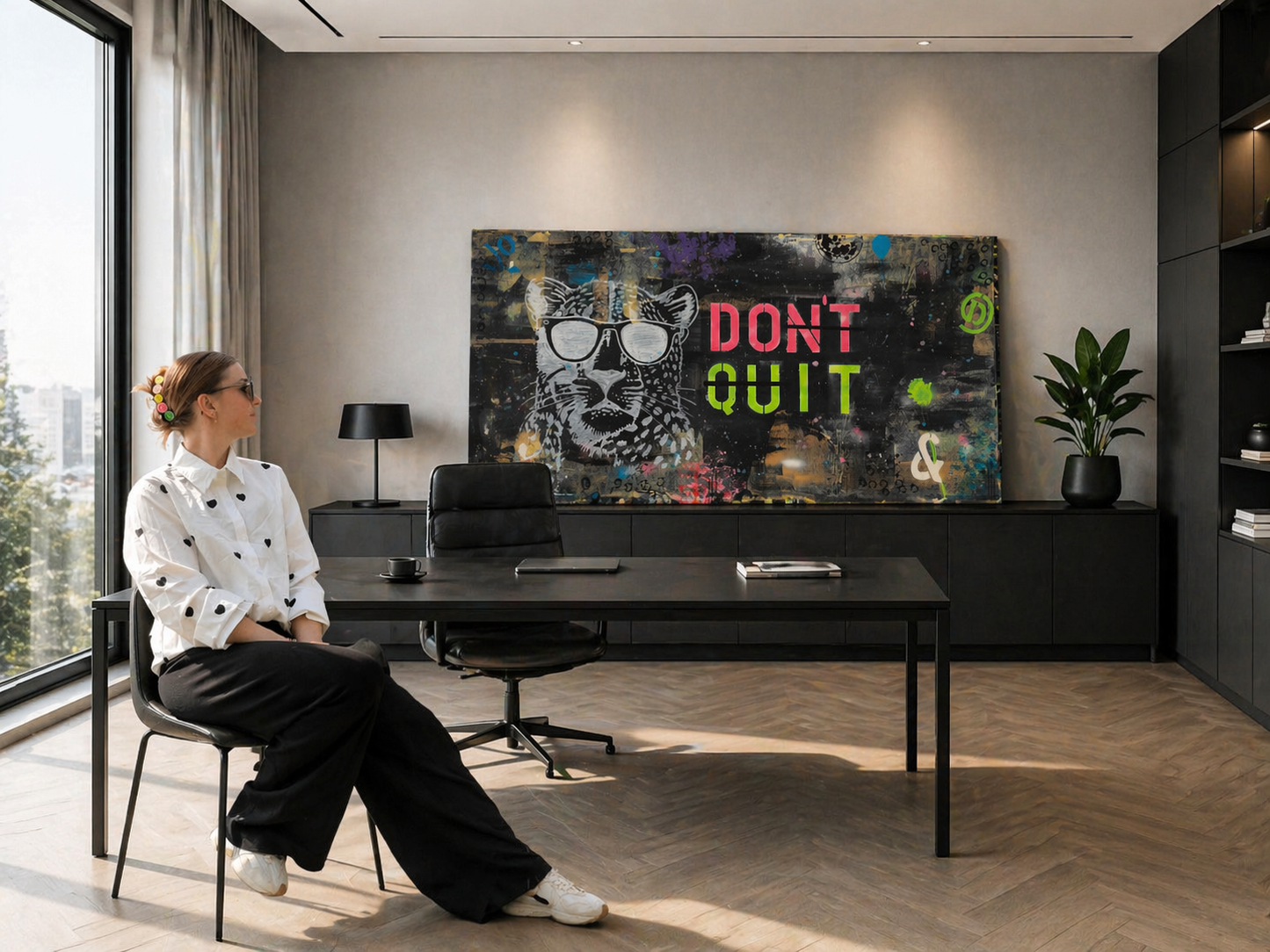 Vision an der Wand - Individuelle Kunstserie für Unternehmen