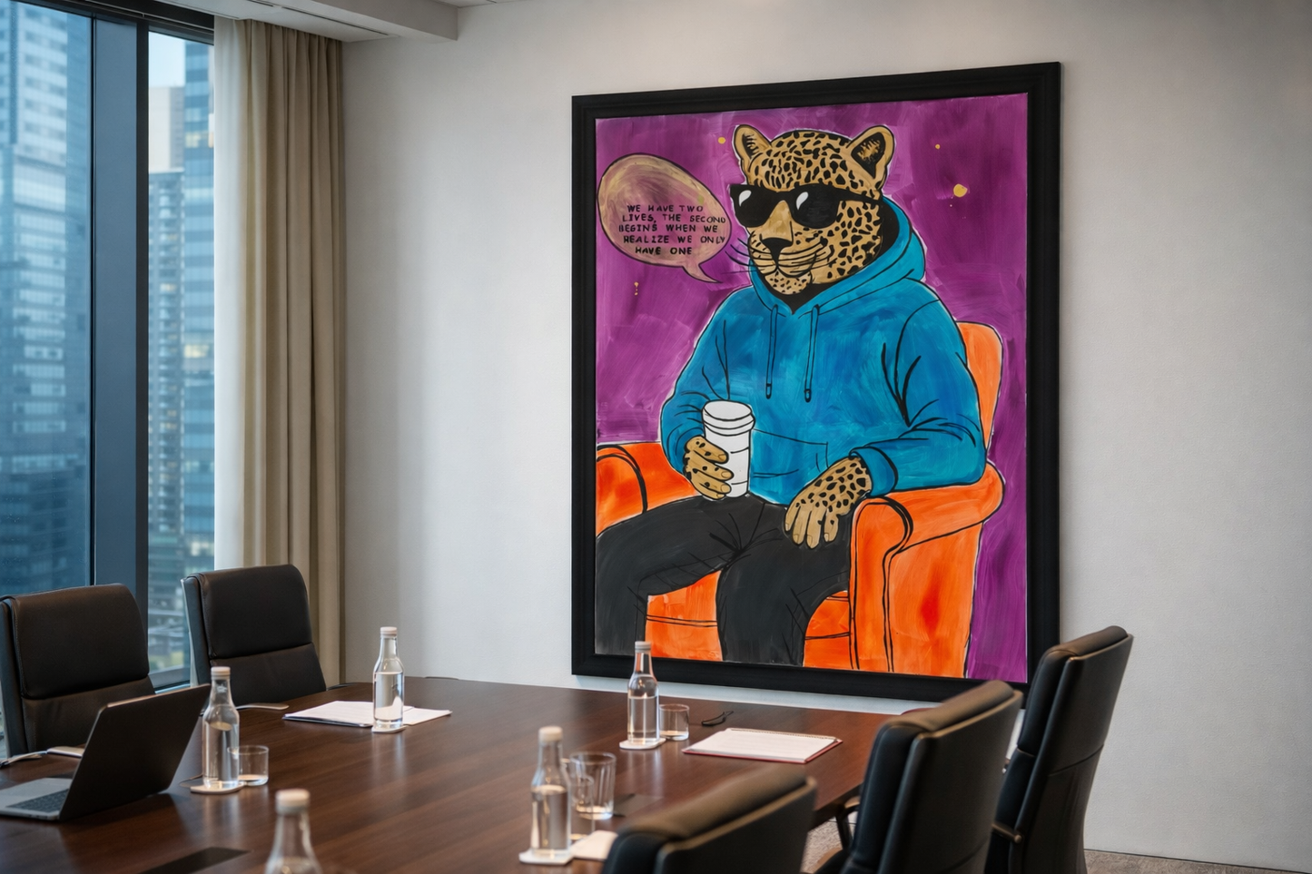 Vision an der Wand - Individuelle Kunstserie für Unternehmen