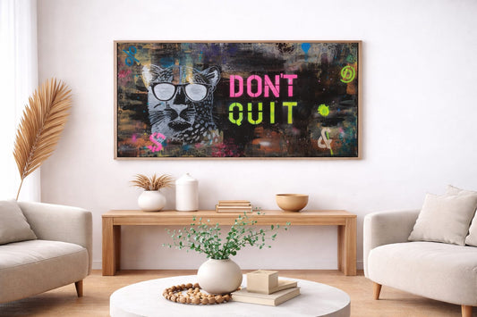 Pop Art 'dont quit ' CEO Office - Vision Statement