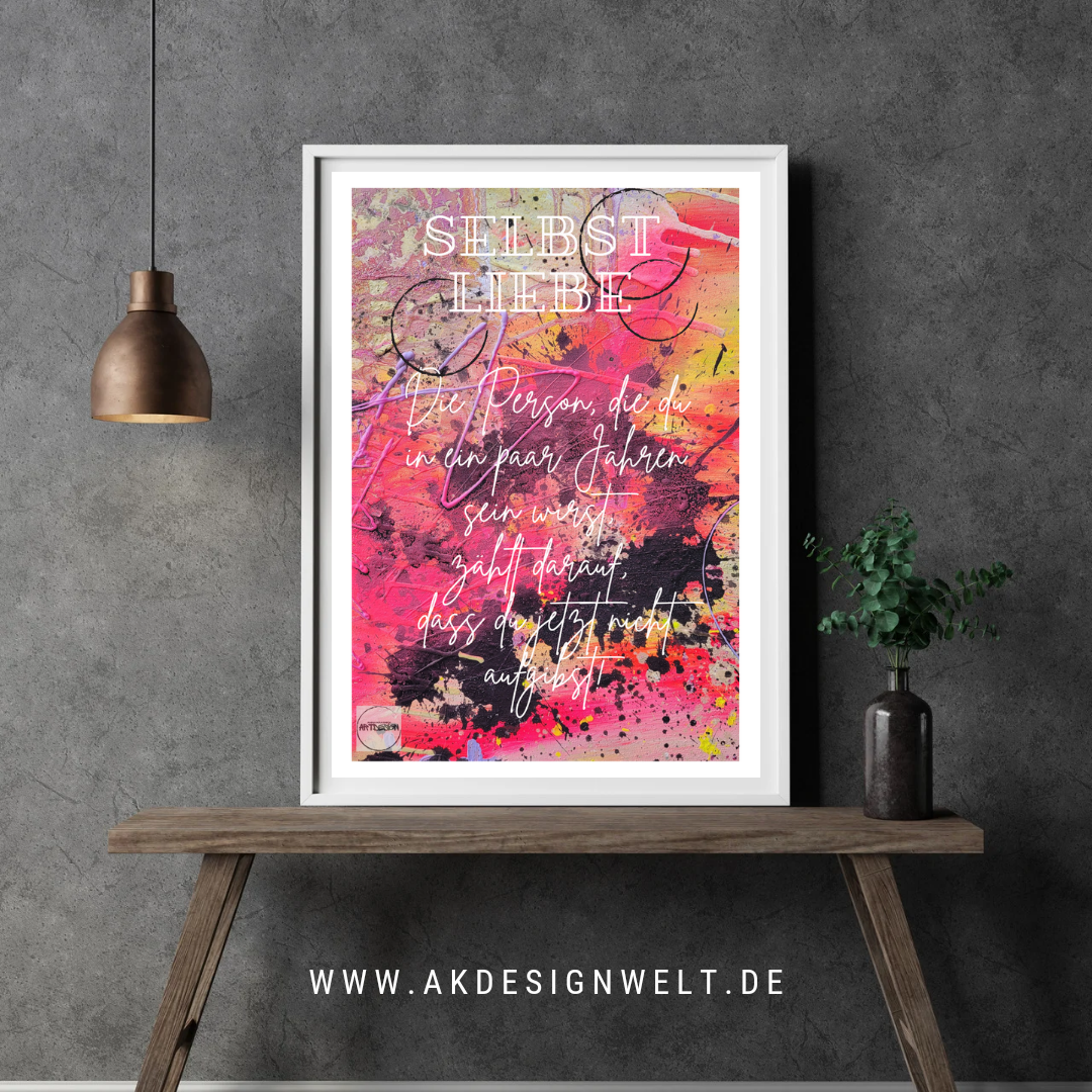 Kunstdruck A2 Ich bin genug