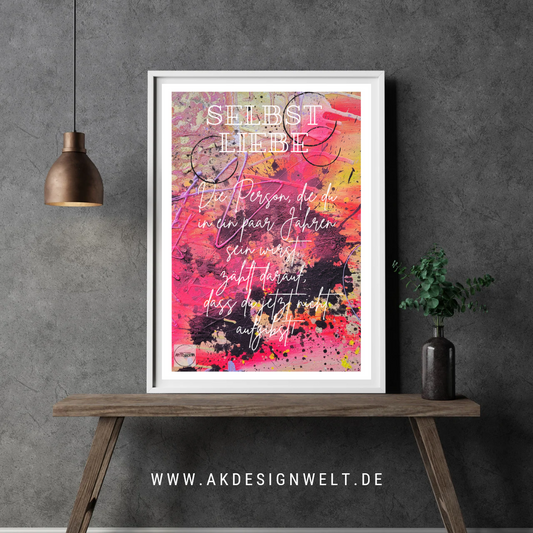 Kunstdruck A2 Ich bin genug