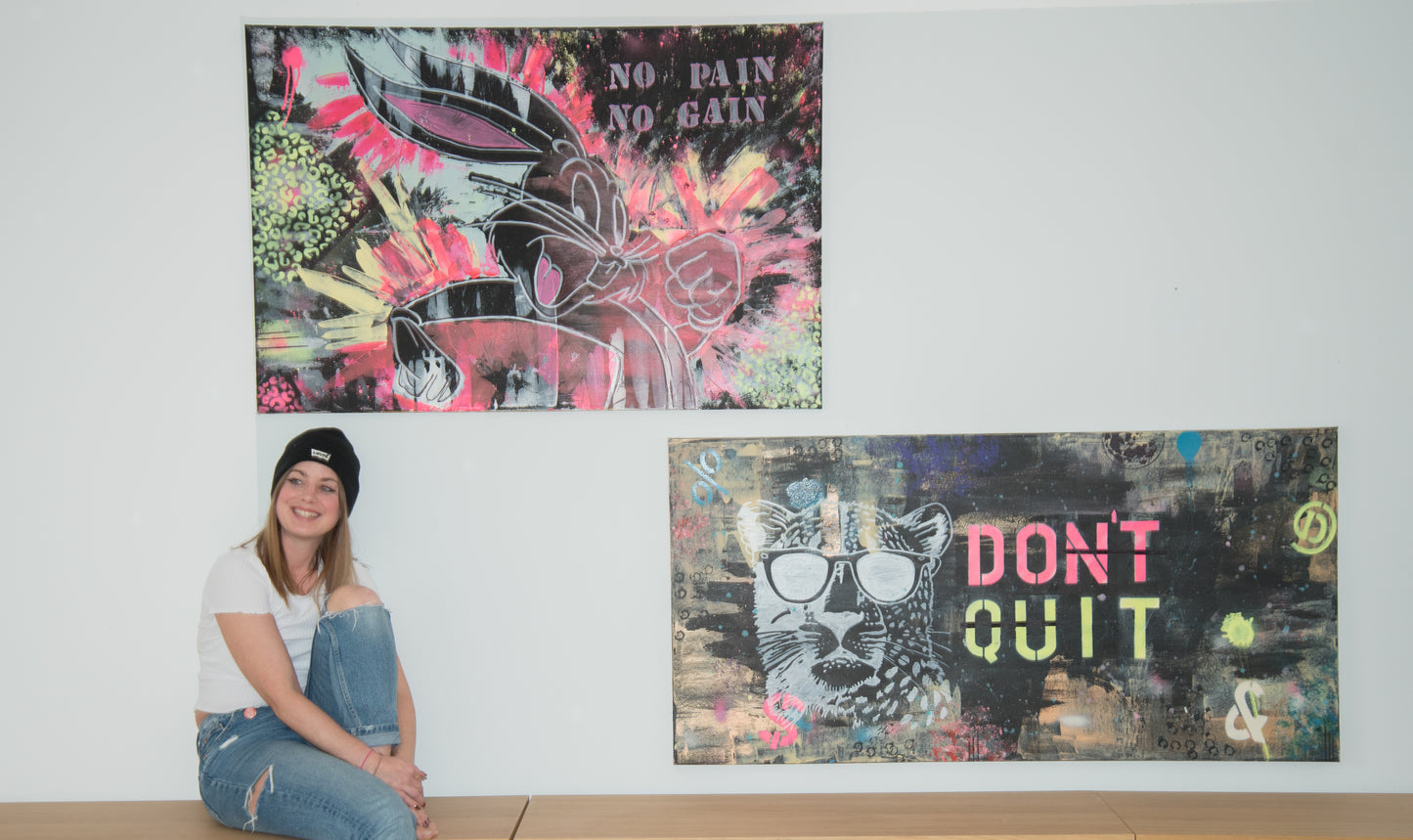 Pop Art 'dont quit ' CEO Office - Vision Statement