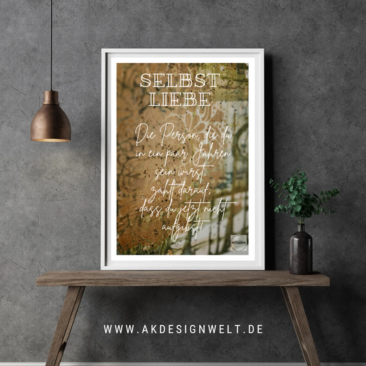 Kunstdruck A2 Ich bin genug