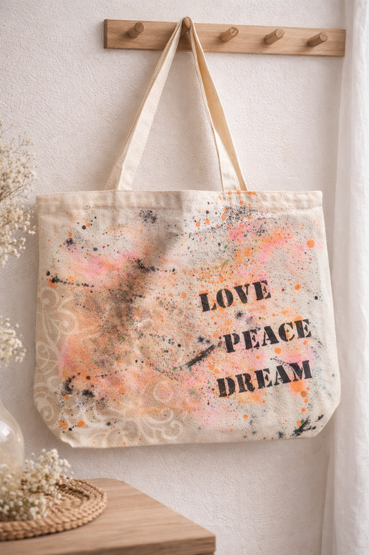 Love Peace Dream Tasche