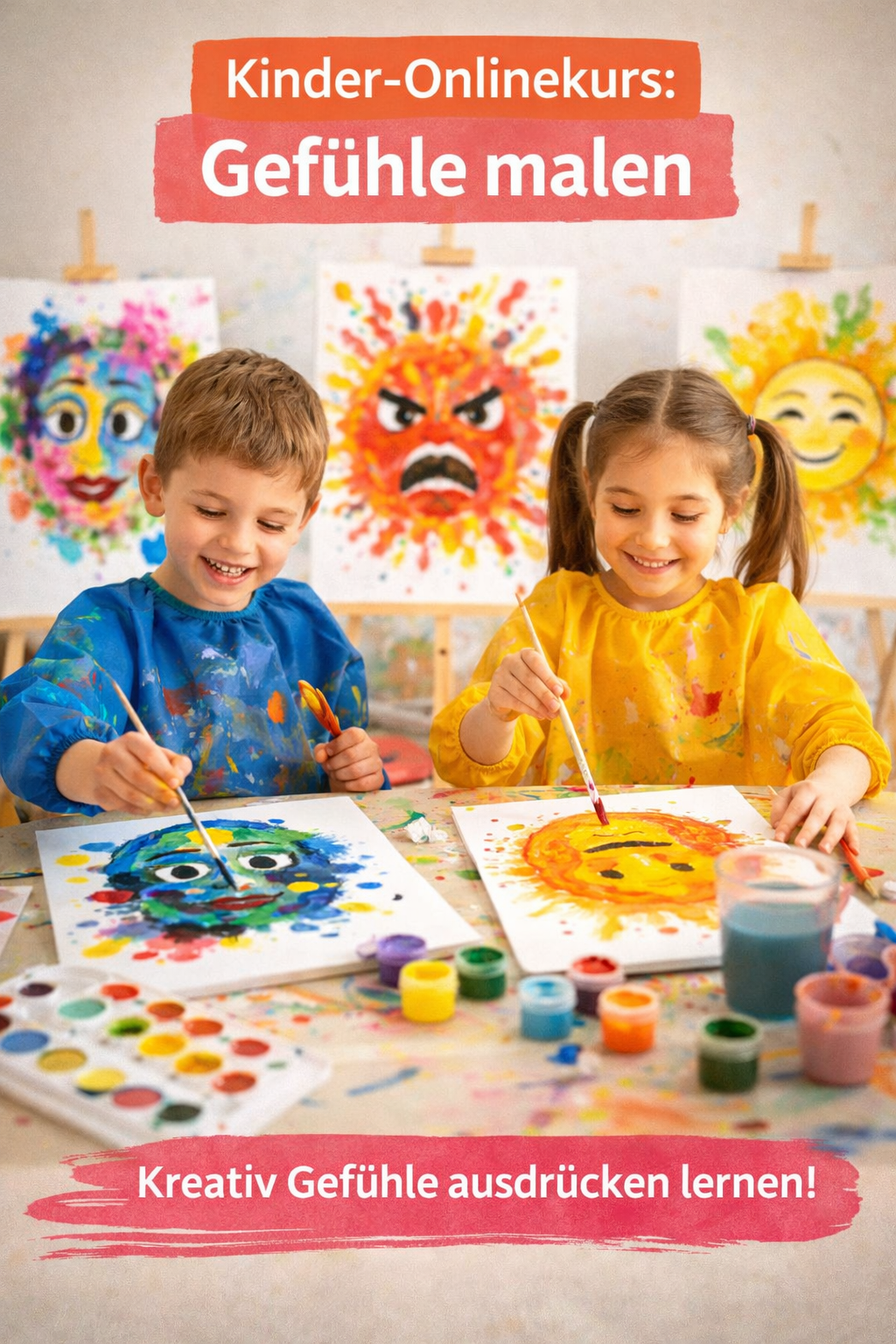 Kinderonlinekurs "Gefühle malen"