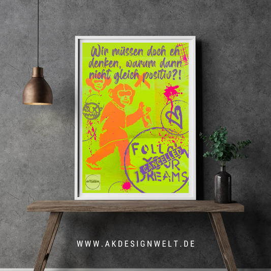 Kunstdruck A2 Ich wähle meinen Fokus