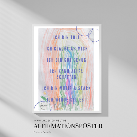 Poster A3 Regenbogen 🌈