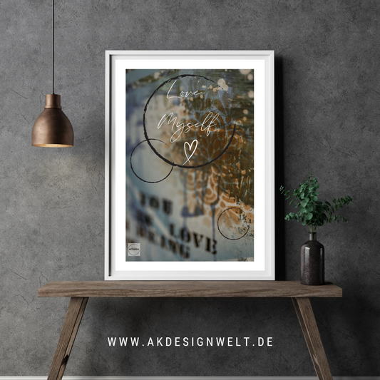 Kunstdruck A2 Mein Weg darf echt sein