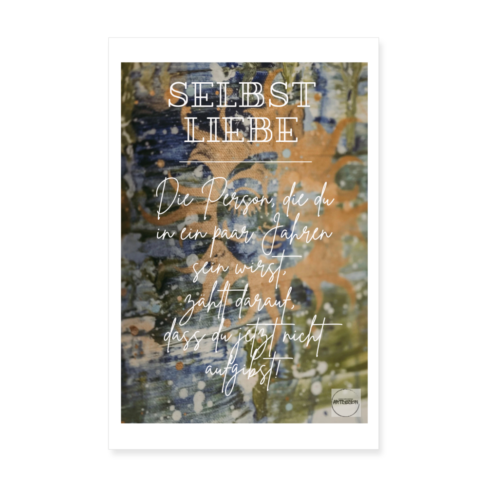 Poster 20x30 cm - Weiß