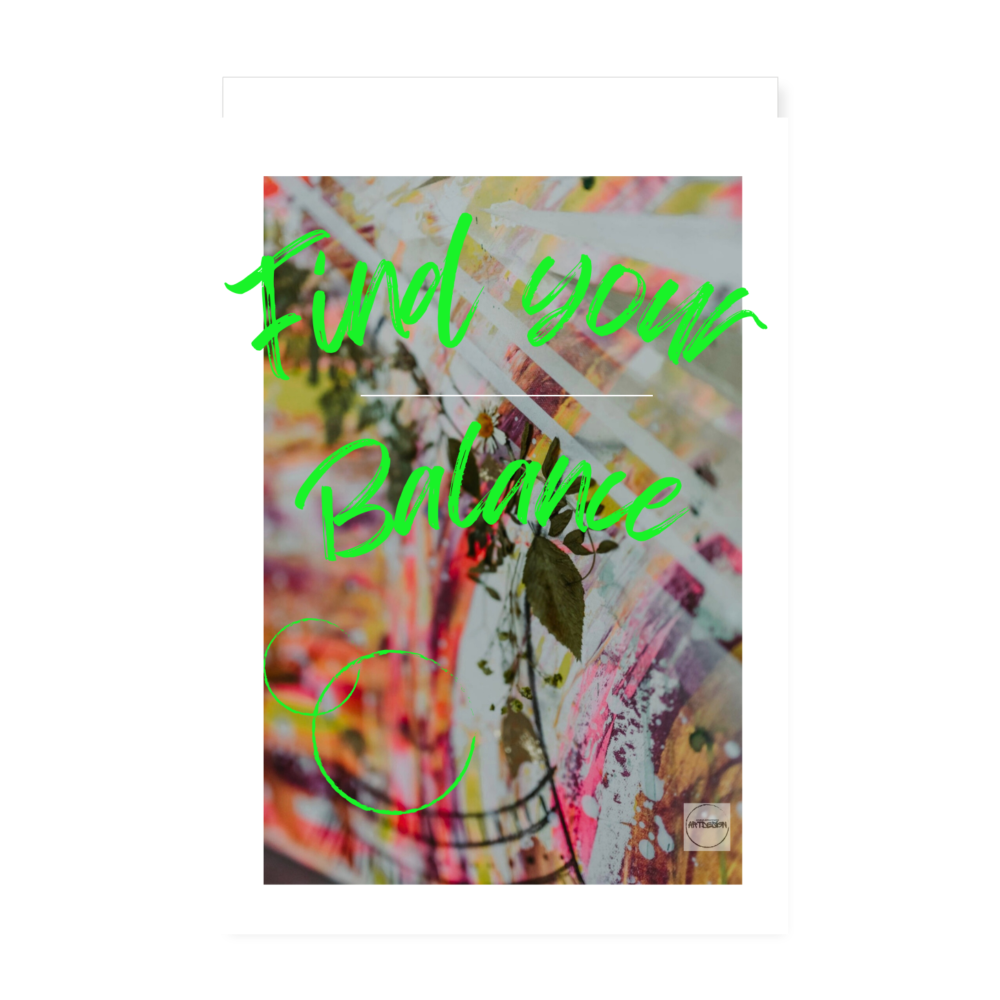 Poster 20x30 cm - Weiß